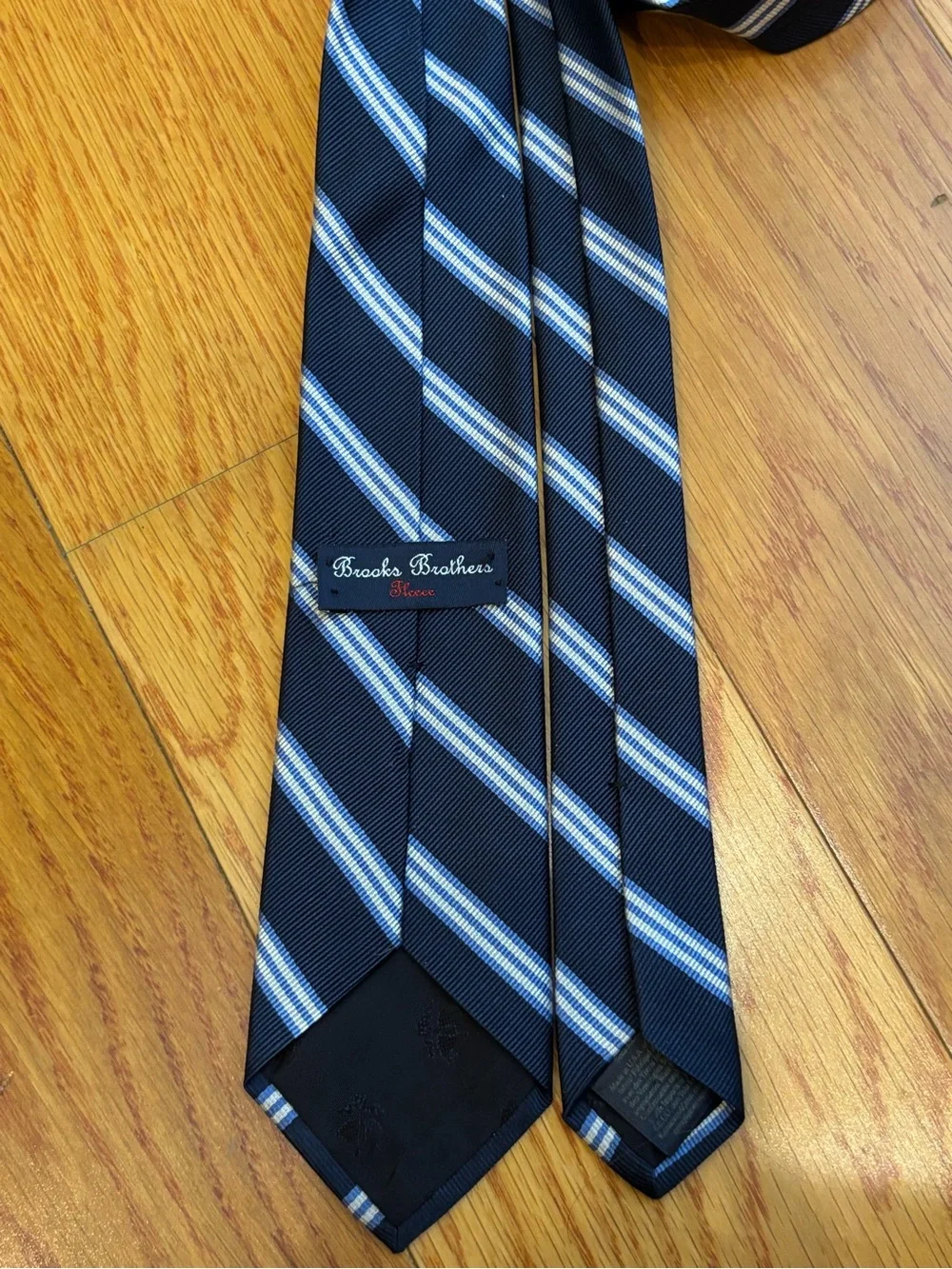 Brooks Brothers Kids Blue Striped Tie